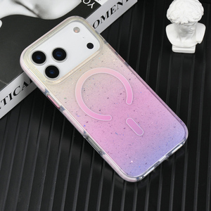 Étui de téléphone magnétique préféré des femmes avec un design scintillant en procédé IMD |   Matériaux écologiques PC+TPU+TPE |   Commande en gros personnalisable de petite taille - Product Image 2