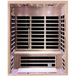 Infrared Led Sauna Sample 4 Person Low EMF Carbon Heater Dry Far Infrared Portable Indoor Sauna