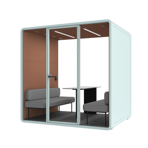 Cabine de réunion acoustique de haute qualité pour bureau, isolation phonique, 2 à 4 personnes - Product Image 3