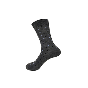 Chaussettes Crew Noires de Qualité de Luxe avec Motif Argyle Respirant Chaussettes Décontractées Tricotées en Polyester et Coton Mince pour la Saison du Printemps - Product Image 4