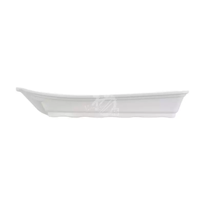 New Factory Direct Sale Boat-shaped Melamine <strong>Plate</strong> Sushi <strong>Plate</strong> White <strong>Creative</strong> Small <strong>Plate</strong> - Product Image 5