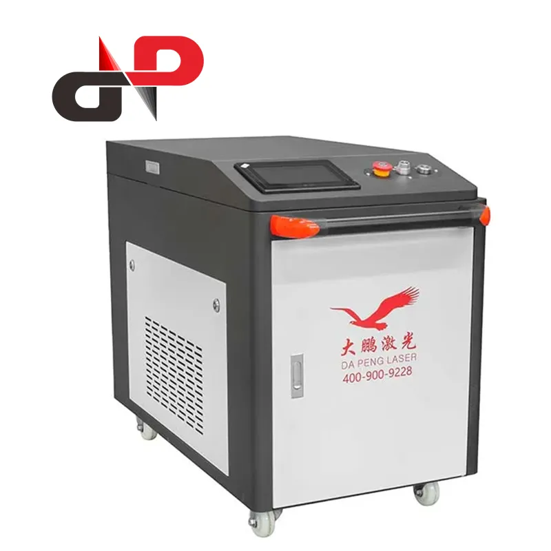 DPLASER 1KW 1.5KW 2KW 3KW 섬유 레이저 세척 기계 (Relfar 클리닝 헤드 녹 제거 포함)