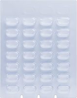 Boîtes à pilules jetables Medi-Aid, codées couleur AM/PM, transparentes en PET, scellées à froid, certifiées ISO9001, carrées, lavables, pour 7 jours