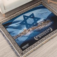 Tapis de prière juif de Jérusalem, motif David, 6 motifs, 130*160cm, vente en gros, Israël