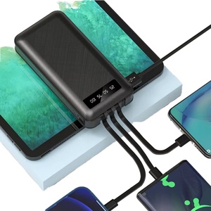 พาวเวอร์แบงค์ขนาดเล็กบาง 10000mAh หน้าจอ LED แบตเตอรี่ลิเธียมโพลิเมอร์ทนทาน ช่องเสียบ Type-C ของขวัญสุดเพอร์เฟกต์สำหรับ iPhone Xiaomi และอุปกรณ์อื่นๆ - Product Image 3