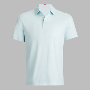 Polo de luxe pour homme, anti-rétrécissement, respirant, athlétique, 88 % polyester, 12 % élasthanne, 170 g/m², séchage rapide, logo personnalisé - Product Image 2