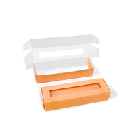 Boîtes suspendues en carton blanc pliables imprimées sur mesure, emballage de produit avec logo