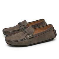 Mocassins en cuir de vachette faits à la main, taille 38-44, à enfiler, pour hommes