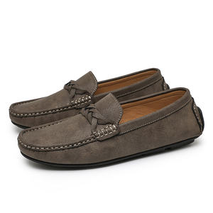 <span class=keywords><strong>Mocasines</strong></span> hechos a mano de cuero de vaca <span class=keywords><strong>mocasines</strong></span> tamaño 38-44 zapatos de conductor sin cordones para hombres - Product Image 4