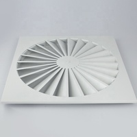Diffuseur de plafond en acier avec conduit flexible pour climatisation