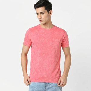 Camiseta de Hombre con Lavado Ácido, Estilo Urbano y Elegante, de Primera Calidad, Artículo Más Vendido, Directo de Fábrica - Product Image 1
