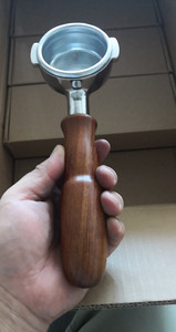 Porte-filtre sans fond pour café 51 mm avec logo personnalisé, double bec, machine à nettoyer Nuova, porte-filtre pour <span class=keywords><strong>Delonghi</strong></span> <span class=keywords><strong>Ec685</strong></span> - Product Image 5