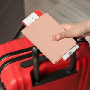 Funda para Pasaporte, Impermeable, de Cuero PU, Organizador de Documentos, Protector de Tarjetas, Accesorios de Viaje - Product Image 5