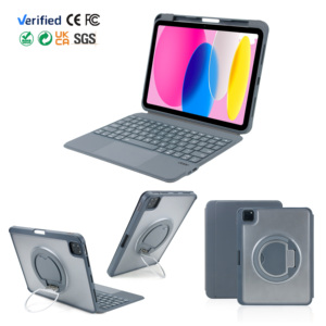 Étui clavier pour tablette avec béquille rotative à 360°, support pour stylet, protection antichoc pour <span class=keywords><strong>iPad</strong></span> Pro 13 pouces <span class=keywords><strong>Air</strong></span> 11 - Product Image 1