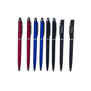Wholesale Best Sofitel Hilton Hotel Writing <b>Pen</b> Soft Touch Screen Stylus <b>Pen</b> with Custom Logo - Product Image 2