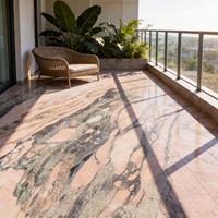 Style au choix personnalisé, grande dalle de marbre naturel artistique foncé et élégante, idéale pour les espaces modernes et personnalisés.