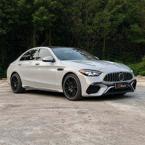 Kit Carrozzeria per Cofano Motore, Paraurti e Fari Posteriori Compatibile con <span class=keywords><strong>Mercedes</strong></span>-Benz Classe <span class=keywords><strong>C</strong></span> 2015-2021 W205, Aggiornato e Modificato W206 C63S AMG - Product Image 2
