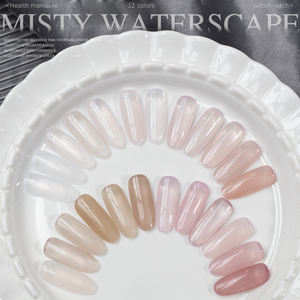 ZRKGEL Proveedor Profesional de Uñas, Fabricante de Gel de 12 Colores Nude Translúcido, Set de Esmalte de Uñas en Gel Transparente con Logo Privado Personalizado - Product Image 3