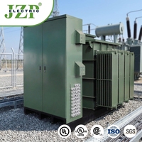 Transformateur triphasé immergé dans l'huile, bobinage en aluminium, monté sur socle, 10 kV, 1000 kVA, refroidissement ONAN/ONAF, 50/60 Hz, distribution JZP ZGD