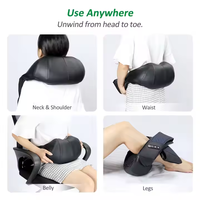 Masseur électrique multifonctionnel pour le cou, les épaules, le dos, la taille et les fesses avec chauffage Shiatsu et pétrissage 3D pour un confort optimal
