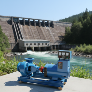 80KW Water <b>Generator</b> Hydro Power for Small Station DEMING-HTG-80KW-380V- 80 KW Hydro <b>Generator</b> DEMING-HTG-80KW-380V- - Product Image 3