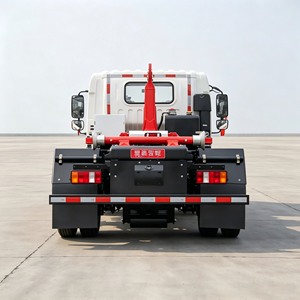 Hot Sale HOWO 4x2 Hook Arm Garbage Truck One Truck Multiple <b>Bins</b> 6CBM Detachable Waste Container Truck Factory Price - Product Image 4