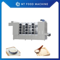 Ligne de traitement automatique du riz nutritionnel avec mélangeur et friteuse, capacité de 300-500 kg/h, équipement de riz en acier inoxydable de qualité alimentaire