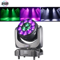 Prix d'usine 12x40W RGBW LED Zoom Wash Moving Head Projecteurs de scène pour DJ, discothèques et soirées
