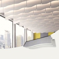 Panel Langit-langit Akustik Berkinerja Tinggi, Aksesoris Suspensi Langit-langit Berkualitas Tinggi, Kit Gantung Papan Langit-langit