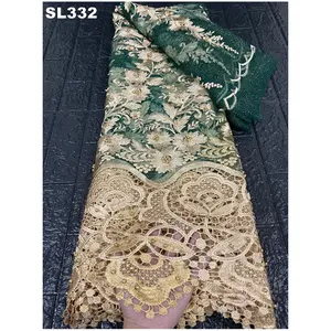 Cheap small george net lace africa nigeria lace fabric embroidery designs