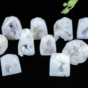 Bán buôn nguyên Trắng druzy Agate obelisk pha lê tháp geode tinh thể điểm - Product Image 2