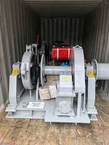 Máquina de remolque de cabrestante de cable motorizado diésel con <span class=keywords><strong>embrague</strong></span> automático y marco de acero duradero - Product Image 4