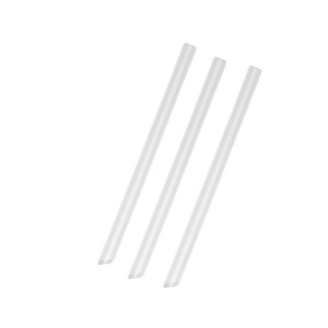 Pailles en plastique jetables, diamètre intérieur 8 mm, tube droit, pour bubble tea et boissons à haute température, usage festif - Product Image 1