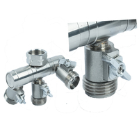 Collecteur d'eau CNC YOD personnalisé en acier inoxydable SUS 304/316L haute pression avec coupure, raccord DZR sans plomb 3/4 pouce NPT, répartiteur 3 voies