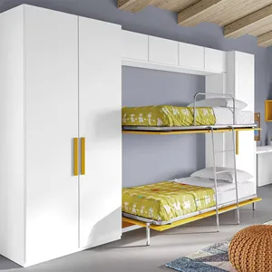Muebles inteligentes para ahorrar espacio, litera, cama Murphy, muebles de dormitorio para habitación de adolescentes y niños