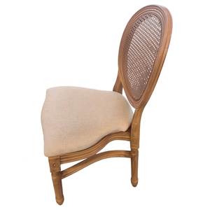 Chaise de mariage ovale <span class=keywords><strong>Louis</strong></span> <span class=keywords><strong>XV</strong></span> en résine antique avec assise rembourrée en tissu pour événements - Vente en gros - Product Image 6