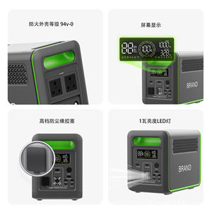 Estación de Energía Portátil de 1200W con Panel Solar de 100W para Uso en Exteriores, Camping y Viajes - Product Image 3