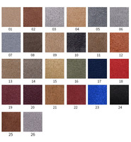 Tissu d'ameublement de voiture en vinyle composite suédé de 3 mm avec mousse pour siège de voiture canapé et volant de tête avec éponge
