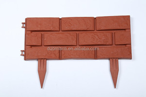 Borde Decorativo <span class=keywords><strong>para</strong></span> <span class=keywords><strong>Jardín</strong></span> DUOMIANTI, Gris/Terracota, <span class=keywords><strong>de</strong></span> PP, Ecológico, Duradero y Reutilizable <span class=keywords><strong>para</strong></span> Patio - Product Image 3