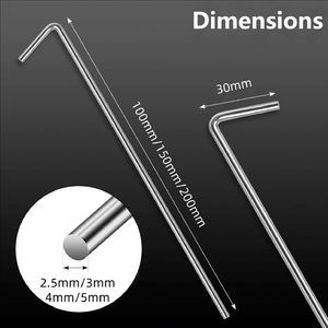 Alloy Steel <b>Tent</b> Stakes From Zhejiang for Camping and Gardening <b>Canopies</b>-Secure Outdoor Christmas & Holiday Decorations - Product Image 3