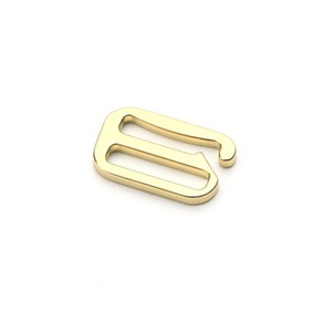 Custom oro delicato lisci <span class=keywords><strong>reggiseno</strong></span> Extender gancio realizzato in metallo resistente in lega di zinco per costumi da bagno - Product Image 1