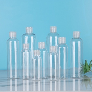 Nueva llegada vacía 5ml 10ml 20ml 30ml 50ml 60ml 80ml 100mL 120ml 150ml 200ml 250mL PET Squeeze botella de plástico transparente con tapa abatible - Product Image 3