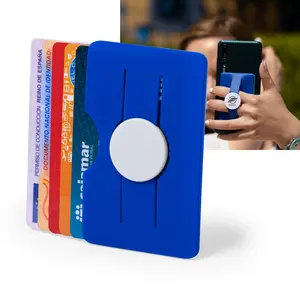Porte-cartes avec support pour smartphone, gadgets personnalisés - Product Image 1