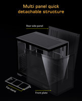 Boîtier PC Gaming DIY LOVINGCOOL A100 ATX avec Refroidissement Liquide 360mm, GPU 400mm, 7 Emplacements USB 3.0, Verre Trempé, Service de Marque, Prêt d'Échantillon