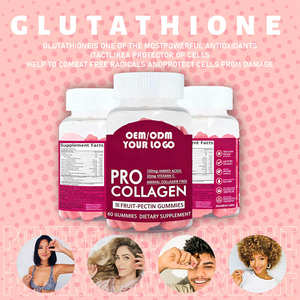 Complément alimentaire de collagène de poisson hydrolysé naturel biologique sans sucre <span class=keywords><strong>OEM</strong></span>/ODM, L-glutathion, vitamines, 60 comprimés pour la beauté de la peau et des cheveux - Product Image 3