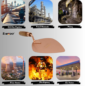 WEDO BAM ATEX FM Certificado Antichispas Aluminio Bronce Berilio Cobre Albañil Trapezia Pala - Product Image 5