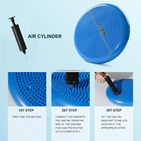 Disque d'équilibre de yoga gonflable en PVC BSTAR - Antidérapant, léger, durable et pliable pour l'entraînement de la stabilité du tronc et les sports