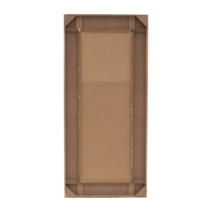 Modern Rectangular Wall Mirror Gold Frame Decorative Accent for Bedroom Bathroom Office Styling - Product Image 6