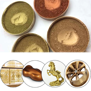 Pigment Bronze et or métallique, 60 ml, poudre pour revêtement, encre, peinture, impression, résine, vente en gros - Product Image 1