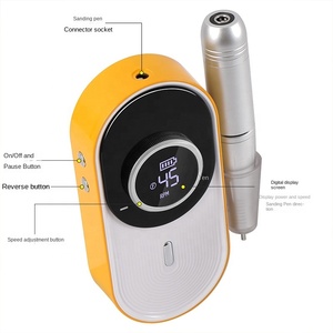 Nouvelle <span class=keywords><strong>perceuse</strong></span> à ongles professionnelle portable et décapante, faible bruit, non brûlante, batterie rechargeable, charge USB, 45 tr/min - Product Image 2